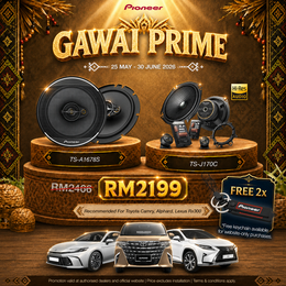 Gawai Promo [TS-J170C + TS-A1678S + Pioneer Keychain (2x)]
